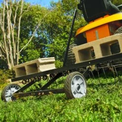 Agri-Fab 45-0295 48" Spring Tine Towed Dethatcher -Garden Tool Store 45 0295 lifestyle 1