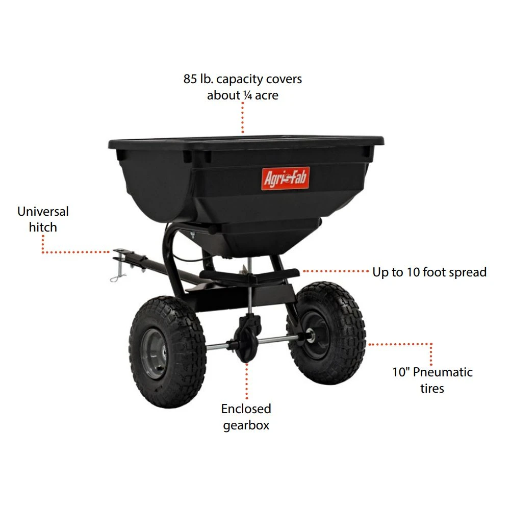 Agri-Fab AF45-0530 39kg Towed Broadcast Spreader 5 Agri-Fab AF45-0530 39kg Towed Broadcast Spreader - Image 3