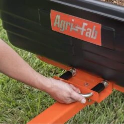 Agri-Fab 45-0552 317kg / 700lb Poly Tipping/Swivel Trailer -Garden Tool Store agri fab 45 0552 lifestyle