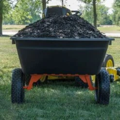 Agri-Fab 45-0553 450kg / 1000lb Poly Tipping/Swivel Trailer -Garden Tool Store agri fab 45 05553 trailer rear