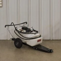 Agri-Fab 45-0588 Tow-Behind 95 Litre / 25 Gallon "Pro" Sprayer Spray Width 90" -Garden Tool Store agri fab 45 0588 sprayer garage