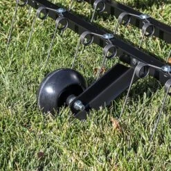 Agri-Fab 45-0597 Front-Mounted Dethatcher For Zero-Turn Ride-On Mowers -Garden Tool Store agri fab 45 0597 dethatcher anti scalp wheel