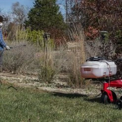 Agri-Fab 45-0603 Front-Mounted 15 Gallon Sprayer For Zero-Turn Ride-On Mowers -Garden Tool Store agri fab 45 0603 sprayer lifestyle 6