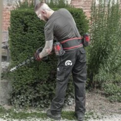 Solo By AL-KO 36V HT 4260 Premium Cordless Hedge Trimmer (Bare Tool) (Bundle Builder) -Garden Tool Store al ko battery belt lifestyle 2 1 1