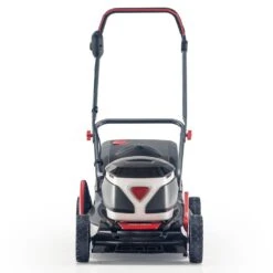 AL-KO 36V 42.2 Li Comfort Push Cordless Lawn Mower (with 2 X 4Ah Batteries & Fast Charger) -Garden Tool Store al ko comfort 42.2 li cordless lawnmower front 1