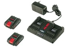 AL-KO 34.8 Li EasyFlex 20V Cordless Lawn Mower (with 2 X 2.5Ah Batteries & Charger) -Garden Tool Store al ko easyflex batteries and charger 3