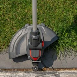 AL-KO GT 1825 18V Bosch Home & Garden Compatible Cordless Grass Trimmer / Lawn Edger (with 2.5Ah Battery & Charger) -Garden Tool Store al ko gt1825 grass trimmer lifestyle 4 1