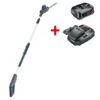 AL-KO HTA 1845 18V Bosch Home & Garden Compatible Cordless Long Reach Hedge Trimmer (with 2.5Ah Battery & Charger) (Bundle Builder) -Garden Tool Store al ko hta1845 pole hedge trimmer kit 1