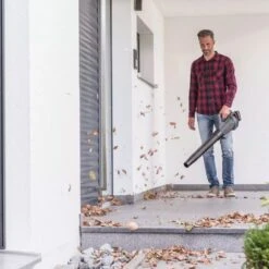 AL-KO LB 1860 18V Bosch Home & Garden Compatible Cordless Leaf Blower (Bundle Builder) -Garden Tool Store al ko lb1860 blower lifestyle 2