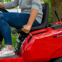 Solo By AL-KO Premium R 85.1 Li 72V Battery-Powered Rear Collect Ride-On Mower -Garden Tool Store al ko solo r85.1 battery ride on mower lifestyle 3