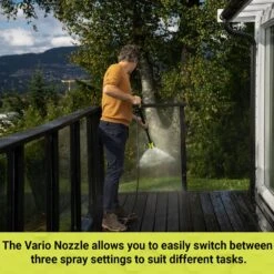 AVA EVOLUTION P60 145 Bar 2100W Electric Pressure Washer - Large Bundle -Garden Tool Store ava evolution p60 pressure washer feature 5