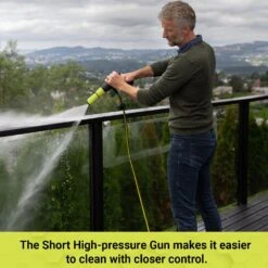 AVA GO P40 120 Bar 1700W Electric Pressure Washer - Large Bundle -Garden Tool Store ava go p40 pressure washer short high pressure gun 1