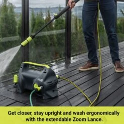 AVA GO P40 120 Bar 1700W Electric Pressure Washer - Large Bundle -Garden Tool Store ava go p40 pressure washer zoom lance 1