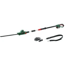 Bosch UniversalHedgePole 18V Cordless Long Reach Hedge Trimmer (with 2.5Ah Battery & Charger) -Garden Tool Store bosch universalhedgepole 18