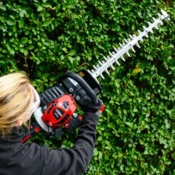 Cobra HT62C Petrol Hedge Trimmer -Garden Tool Store cobra ht62c hedge trimmer lifestyle 2