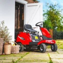 Cobra LT62HRL 24" Hydrostatic Rear Collect Ride-On Lawn Mower -Garden Tool Store cobra lt62hrl lifestyle