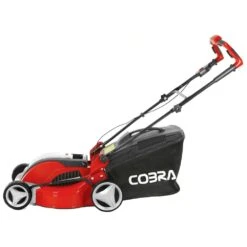 Cobra MX4140V Lithium-Ion Cordless Lawn Mower (with 4Ah Battery & Charger) -Garden Tool Store cobra mx4140v lawnmower side 2 1