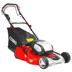 Cobra RM51SP80V 80V Self-Propelled Rear Roller Cordless Lawn Mower (with 2 X 40V 5Ah Batteries & 2 X Fast Chargers)