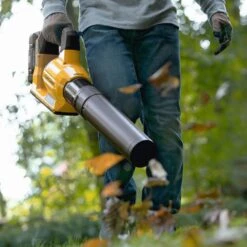 Cub Cadet LH5 B60 60V MAX Li-Ion Cordless Leaf Blower (Bare Tool) -Garden Tool Store cub cadet 60v blower lifestyle