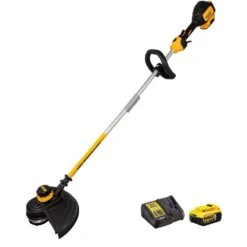 DeWalt DCM561P1S-GB 18V XR Cordless Grass Trimmer (with 5Ah Battery & Charger)