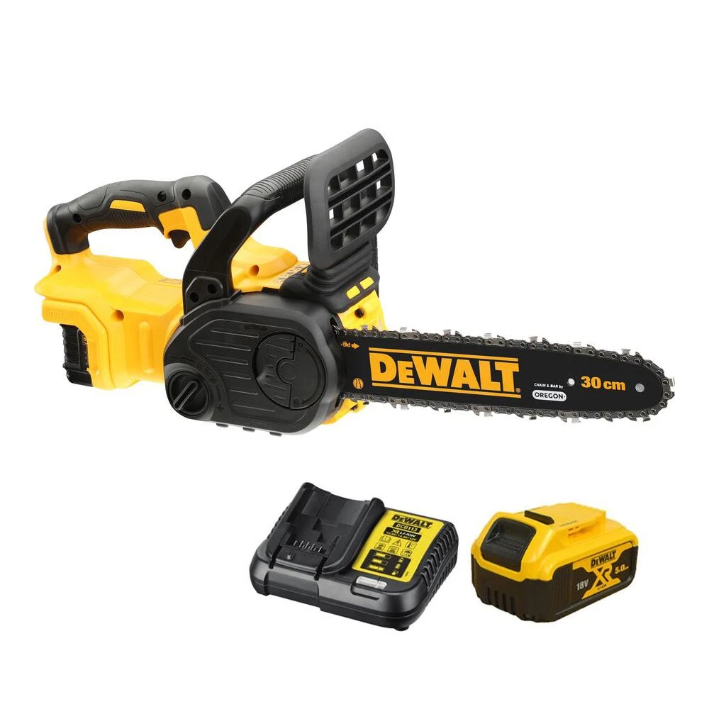 DeWalt DCM565P1-GB 18V XR 30cm Cordless Chainsaw (with 5Ah Battery & Charger) 3 DeWalt DCM565P1-GB 18V XR 30cm Cordless Chainsaw (with 5Ah Battery & Charger)
