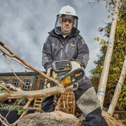 DeWalt DCM565N-XJ 18V XR 30cm Cordless Chainsaw (Tool Only) -Garden Tool Store dewalt dcm565 chainsaw lifestyle 4 1