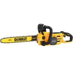 DeWalt DCMCS574X1-GB 54V XR FLEXVOLT 45cm Cordless Chainsaw (with 9Ah Battery & Fast Charger) -Garden Tool Store dewalt dcmcs574 chainsaw side