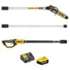 DeWalt DCMPS567P1-GB 18V XR Cordless Pole Saw (with 5Ah Battery & Charger) -Garden Tool Store dewalt dcmpp567 pole pruner kit