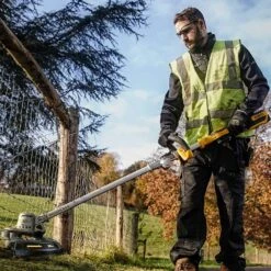 DeWalt DCMST561N-XJ 18V XR Cordless Grass Trimmer (Tool Only) -Garden Tool Store dewalt dcmst561 grass trimmer lifestyle 4 1