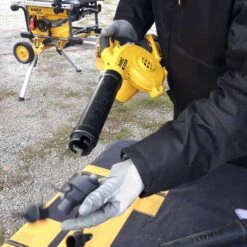 DeWalt DCV100-XJ 18V XR Cordless Compact Blower (Bundle Builder) -Garden Tool Store dewalt dcv100 lifestyle 1