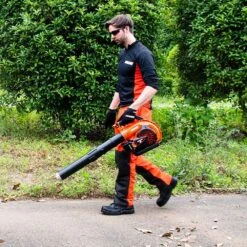 Echo DPB-2600 56 EFORCE Cordless Dual-Intake Blower (Bare Tool) -Garden Tool Store echo dpb 2600 blower lifestyle