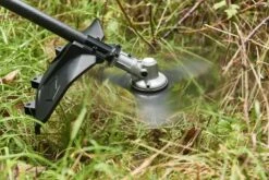 EGO Power+ BCX3800 Pro X 56V Cordless Line Trimmer / Brush Cutter (Bare Tool) -Garden Tool Store ego bcx3800 brushcutter head lifestyle