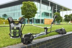 EGO Power+ BCX3800 Pro X 56V Cordless Line Trimmer / Brush Cutter (Bare Tool) -Garden Tool Store ego bcx3800 with backpack battery