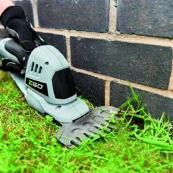 EGO Power+ CHT2001E 12V Cordless Shrub / Grass Shears -Garden Tool Store ego cht2001e grass shears lifestyle