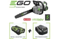 EGO Power+ CS1401E 56V Lithium-Ion Cordless Chainsaw Bundle (with 2.5Ah Battery & Charger) (Bundle Builder) -Garden Tool Store ego cs1400e2ah chainsaw bundle 1