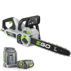 EGO Power+ CS1614E 40cm 56V Lithium-Ion Cordless Chainsaw (with 5.0Ah Battery & Fast Charger)