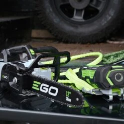 EGO Power+ CSX3000 Pro X 56V Cordless Top Handle Chainsaw (Bare Tool) -Garden Tool Store ego csx300 chainsaw lifestyle 2