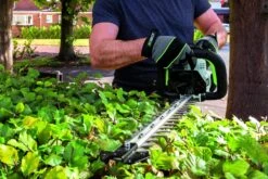 EGO Power+ HT2411E 60cm 56V Cordless Hedge Trimmer (with 2.5Ah Battery & Charger) (Bundle Builder) 19 EGO Power+ HT2411E 60cm 56V Cordless Hedge Trimmer (with 2.5Ah Battery & Charger) (Bundle Builder) -Garden Tool Store ego ht2410 lifestyle top hedge 1 1