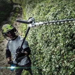 EGO Power+ HTX5300-PA Pro X 56V Cordless Long-Reach Articulating Pole Hedge Trimmer (Bare Tool) -Garden Tool Store ego htx5300 pa lifestyle main