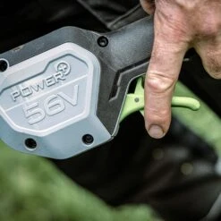 EGO Power+ HTX5300-PA Pro X 56V Cordless Long-Reach Articulating Pole Hedge Trimmer (Bare Tool) -Garden Tool Store ego htx5300 pa lifestyle trigger