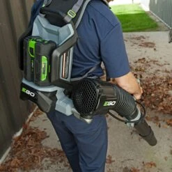 EGO Power+ LB6002E 56V Cordless Backpack Leaf Blower (with 5Ah Battery & Charger) (Bundle Builder) 20 EGO Power+ LB6002E 56V Cordless Backpack Leaf Blower (with 5Ah Battery & Charger) (Bundle Builder) -Garden Tool Store ego lb6000e backplack blower lifestyle 1 1