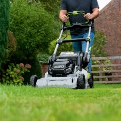 EGO Power+ LM1903E-SP 56V Poly Deck Variable Speed Cordless Lawn Mower (with 5.0Ah Battery & Rapid Charger) -Garden Tool Store ego lm1901e sp lifestyle 1 1