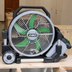 EGO Power+ FN1800E 56V Cordless Misting Fan (Bare Tool) -Garden Tool Store ego misting fan lifestyle