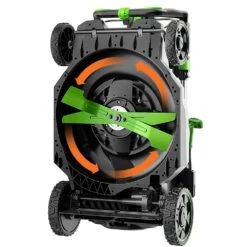 EGO Power+ LM2135E-SP 56V Poly Deck Variable Speed Cordless Lawn Mower (with 7.5Ah Battery & Rapid Charger) -Garden Tool Store ego power plus lm2135esp lawnmower main deck upright 2