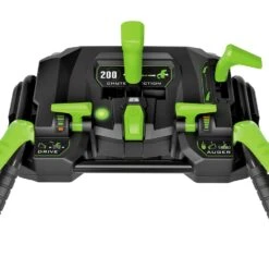 EGO Power+ SNT2400E-K2753 Two-Stage 56V Battery-Powered Snow Thrower (with 2 X 5Ah Batteries & 2 X Rapid Chargers) -Garden Tool Store ego power plus snt2400e snow thrower handle control 1