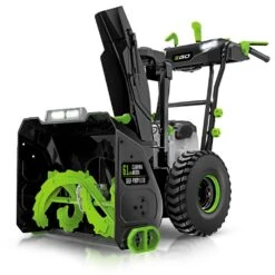 EGO Power+ SNT2400E-K2753 Two-Stage 56V Battery-Powered Snow Thrower (with 2 X 5Ah Batteries & 2 X Rapid Chargers) -Garden Tool Store ego power plus snt2400e snow thrower 1