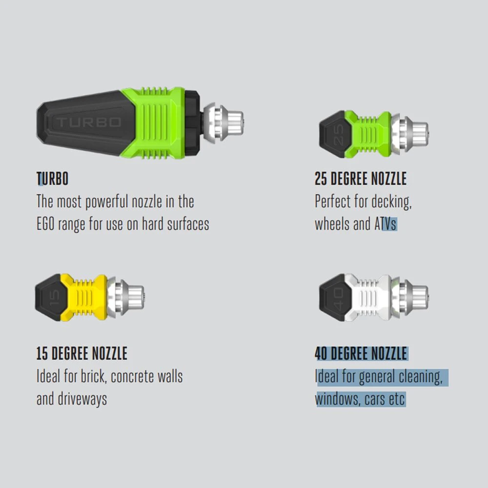 EGO Power+ HPW2000E 3200psi 56V Cordless Pressure Washer (Bare Tool) 8 EGO Power+ HPW2000E 3200psi 56V Cordless Pressure Washer (Bare Tool) - Image 6