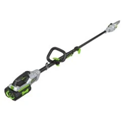 EGO Power+ PS1003E 56V Cordless Telescopic Pole Saw Kit + EP1000 1m Extension Pole (with 4Ah Battery & Charger) -Garden Tool Store ego ps1000e pole pruner with battery 1