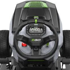 EGO Power+ T6 TR3801E-B 98cm 56V Battery-Powered Rear Collect Lawn Tractor -Garden Tool Store ego tr3801e b lawn tractor cockpit
