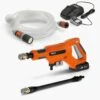Flymo EasiClean Li 18V Cordless Pressure Washer (with 2.0Ah Battery & Charger) -Garden Tool Store flymo easiclean li pressure washer basic